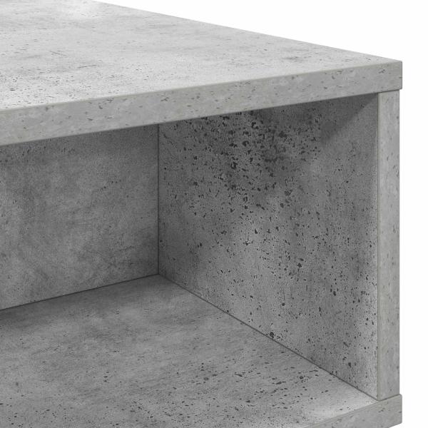 Couchtisch Beton Grau 80 x 46 x 35 cm Holzwerkstoff