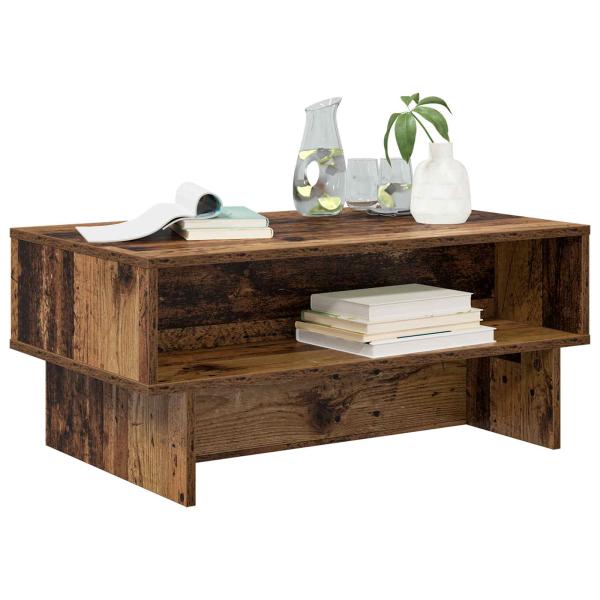Couchtisch Altholz 80 x 46 x 35 cm Holzwerkstoff