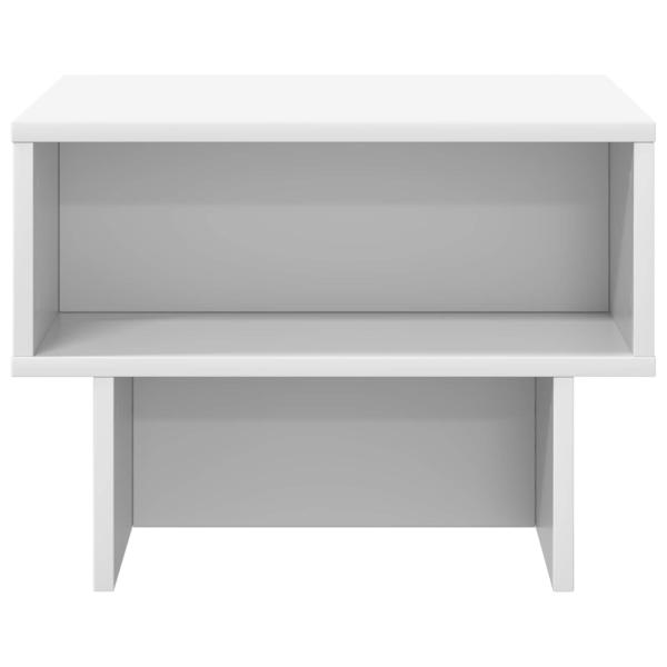 Couchtisch Weiß 48 x 46 x 35 cm Holzwerkstoff