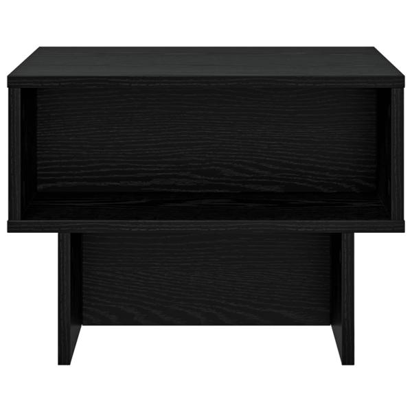 Couchtisch Schwarz Eichen-Optik 48 x 46 x 35 cm Holzwerkstoff