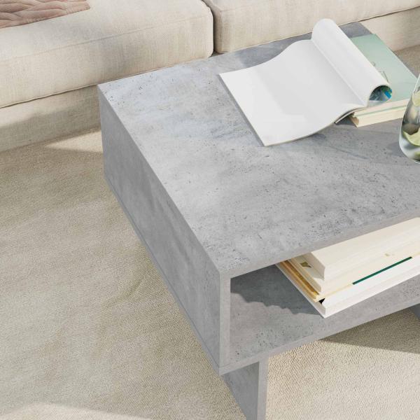Couchtisch Beton Grau 48 x 46 x 35 cm Holzwerkstoff