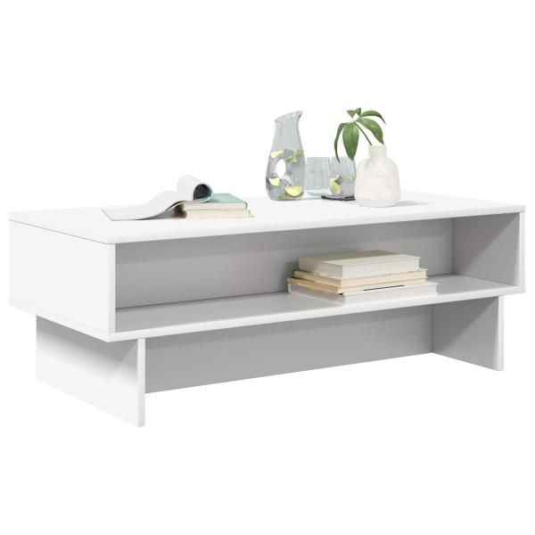 Couchtisch Weiß 100 x 46 x 35 cm Holzwerkstoff