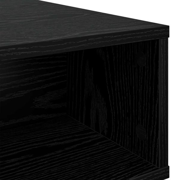 Couchtisch Schwarz Eichen-Optik 100 x 46 x 35 cm Holzwerkstoff