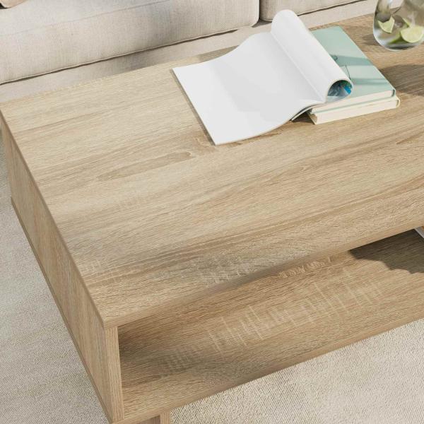 Couchtisch Sonoma-Eiche 100 x 46 x 35 cm Holzwerkstoff