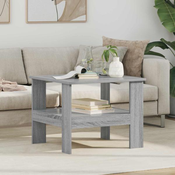 ARDEBO.de - Couchtisch Graues Sonoma 57 x 55 x 45 cm Holzwerkstoff