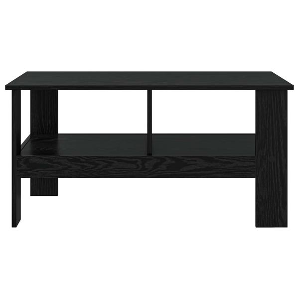 Couchtisch Schwarz Eichen-Optik 90 x 50 x 45 cm Holzwerkstoff