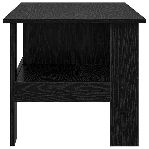 Couchtisch Schwarz Eichen-Optik 90 x 50 x 45 cm Holzwerkstoff