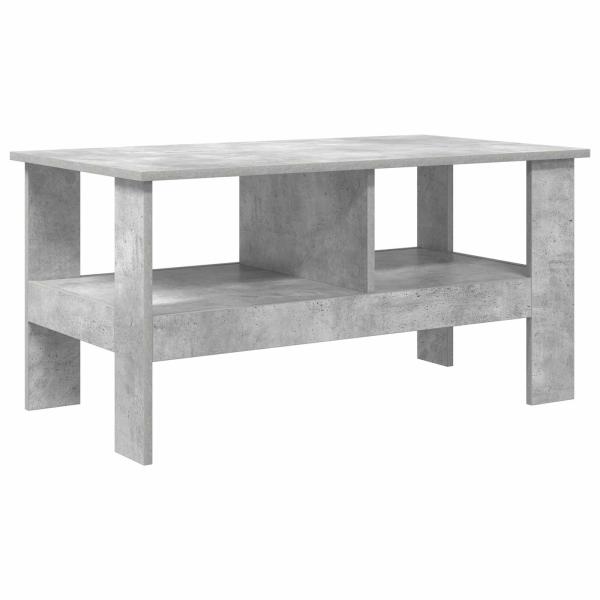 Couchtisch Beton Grau 90 x 50 x 45 cm Holzwerkstoff