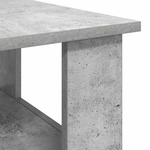 Couchtisch Beton Grau 90 x 50 x 45 cm Holzwerkstoff