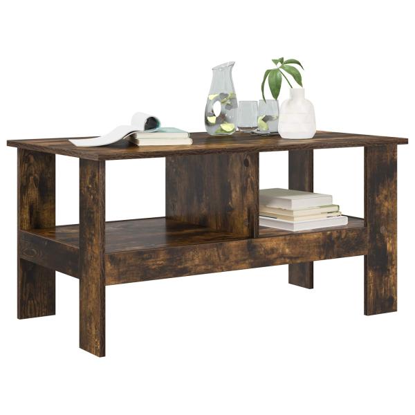 Couchtisch Geräucherte Eiche 90 x 50 x 45 cm Holzwerkstoff