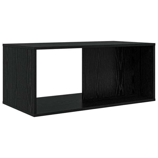 Kaffeetisch Set 2 Stk. Schwarz Eichen-Optik 90 x 48 x 40 cm