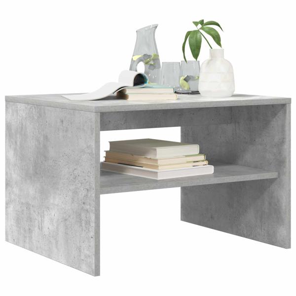 Couchtisch Beton Grau 60 x 50 x 40 cm Holzwerkstoff