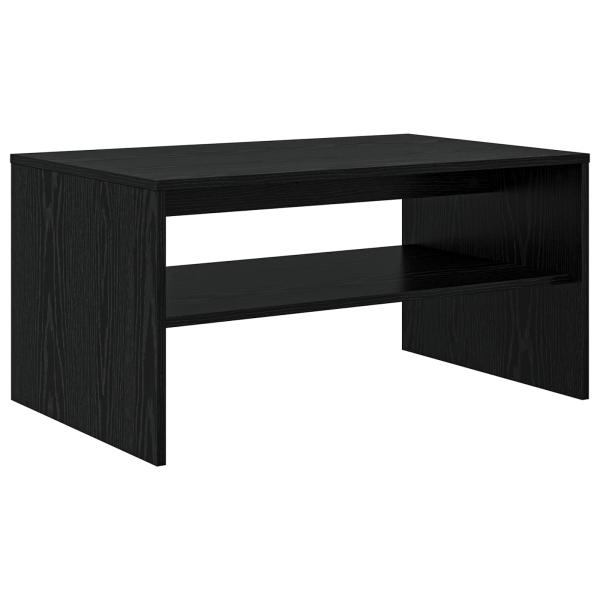 Couchtisch Schwarz Eichen-Optik 80 x 50 x 40 cm Holzwerkstoff