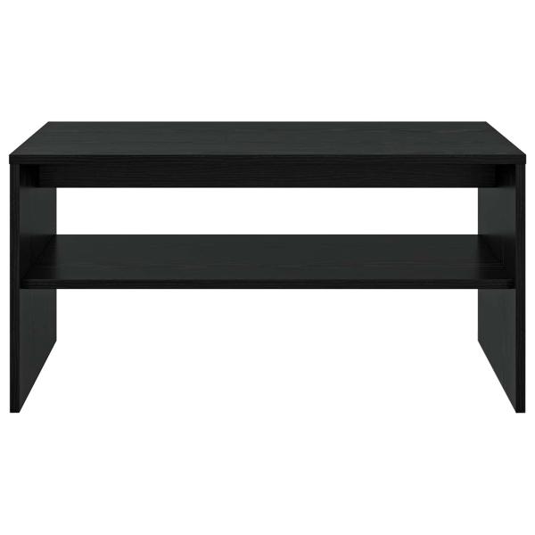 Couchtisch Schwarz Eichen-Optik 80 x 50 x 40 cm Holzwerkstoff