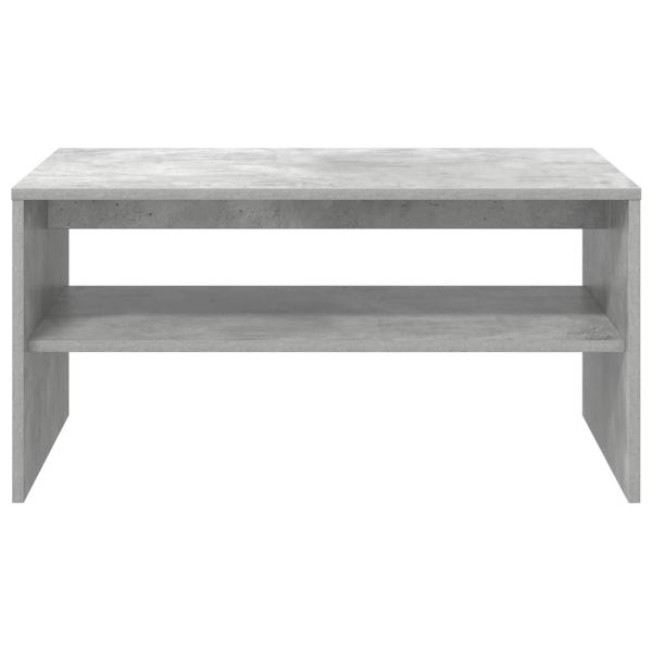 Couchtisch Beton Grau 80 x 50 x 40 cm Holzwerkstoff