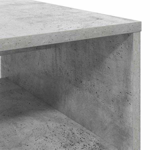 Couchtisch Beton Grau 80 x 50 x 40 cm Holzwerkstoff