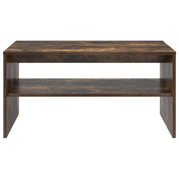 Couchtisch Geräucherte Eiche 80 x 50 x 40 cm Holzwerkstoff