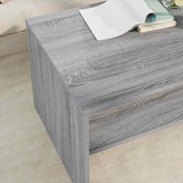 Couchtisch Graues Sonoma 80 x 50 x 40 cm Holzwerkstoff