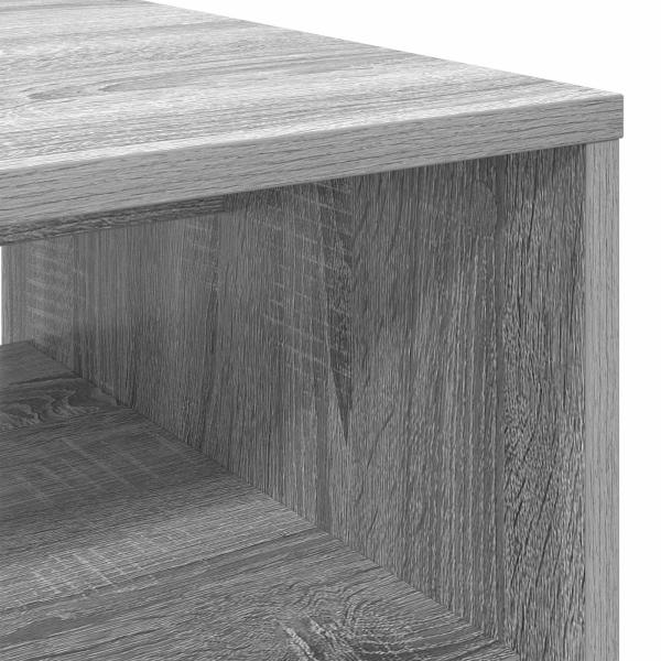Couchtisch Graues Sonoma 80 x 50 x 40 cm Holzwerkstoff