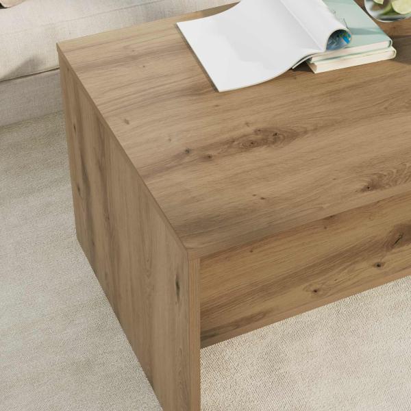 Couchtisch Artisan-Eiche 80 x 50 x 40 cm Holzwerkstoff