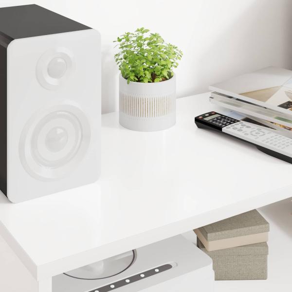 TV-Schränk Weiß 80 x 35 x 40 cm Holzwerkstoff