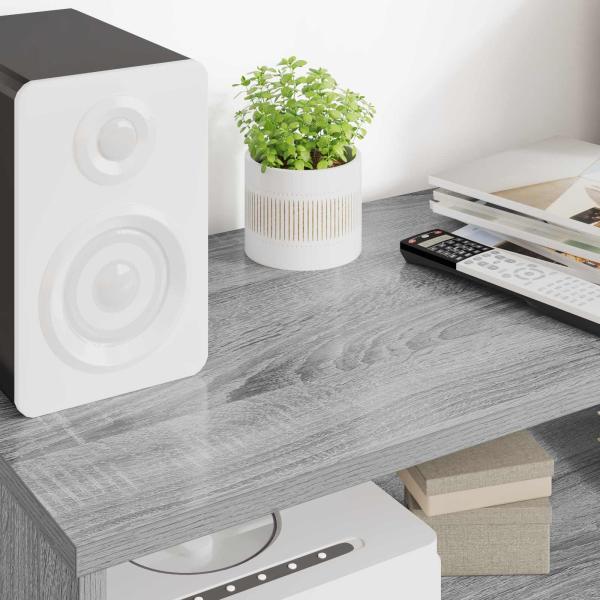 TV-Schränk Graues Sonoma 80 x 35 x 40 cm Holzwerkstoff