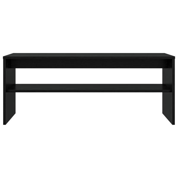 TV-Schränk Schwarz Eichen-Optik 100 x 35 x 40 cm Holzwerkstoff