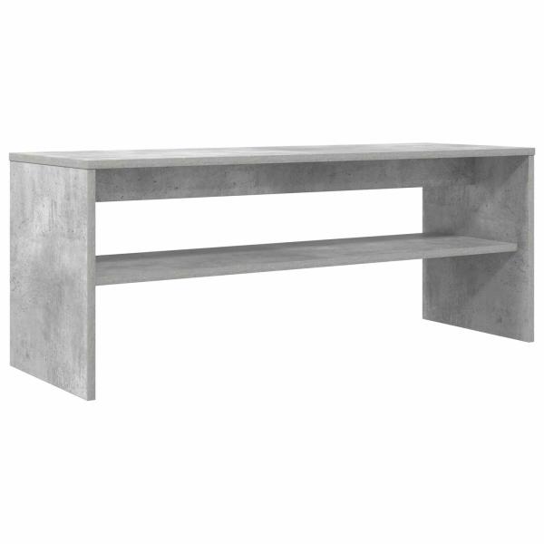 TV-Schränk Beton Grau 100 x 35 x 40 cm Holzwerkstoff
