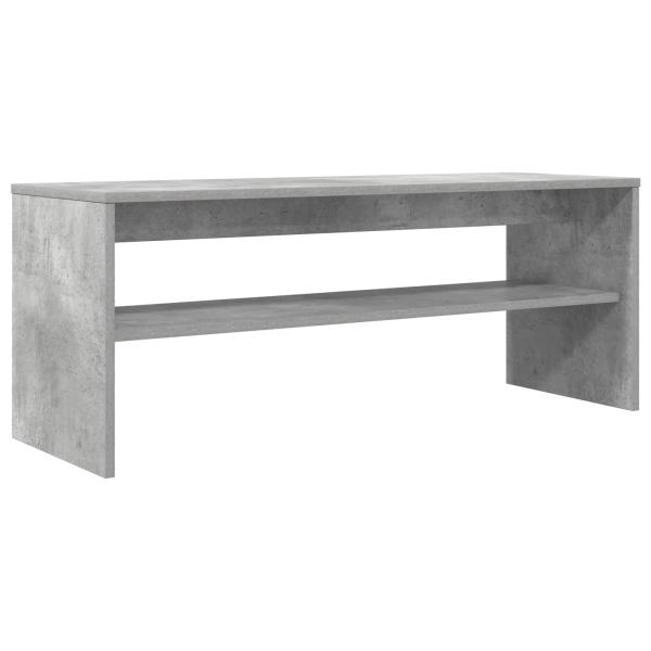 TV-Schränk Beton Grau 100 x 35 x 40 cm Holzwerkstoff