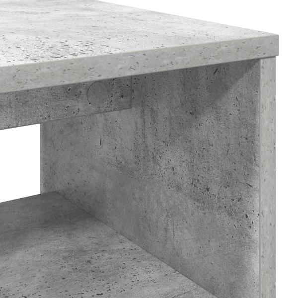 TV-Schränk Beton Grau 100 x 35 x 40 cm Holzwerkstoff