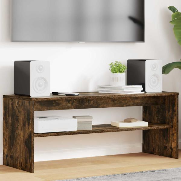 ARDEBO.de - TV-Schränk 100 x 35 x 40 cm Geräucherte Eiche Holzwerkstoff