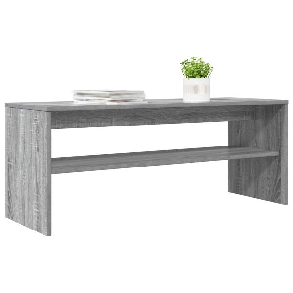 TV-Schränk 100 x 35 x 40 cm Graues Sonoma Holzwerkstoff