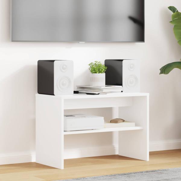 ARDEBO.de - TV-Schränk Weiß 60 x 30 x 40 cm Holzwerkstoff