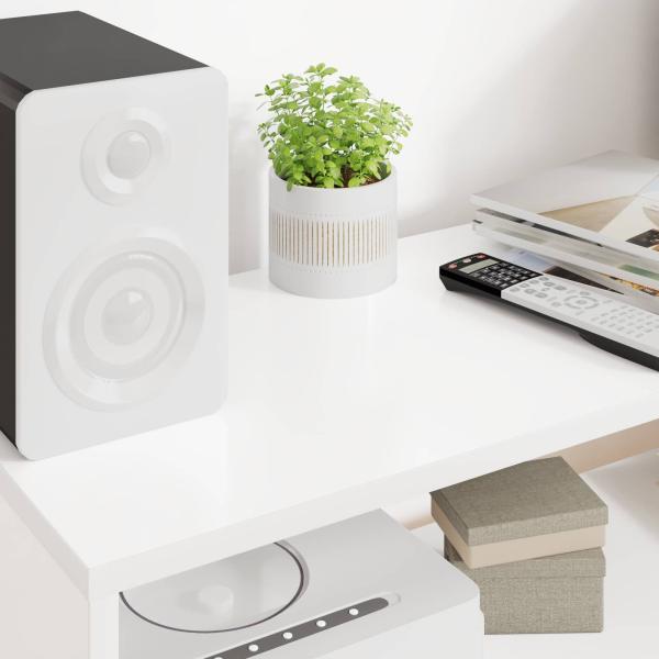 TV-Schränk Weiß 80 x 30 x 40 cm Holzwerkstoff