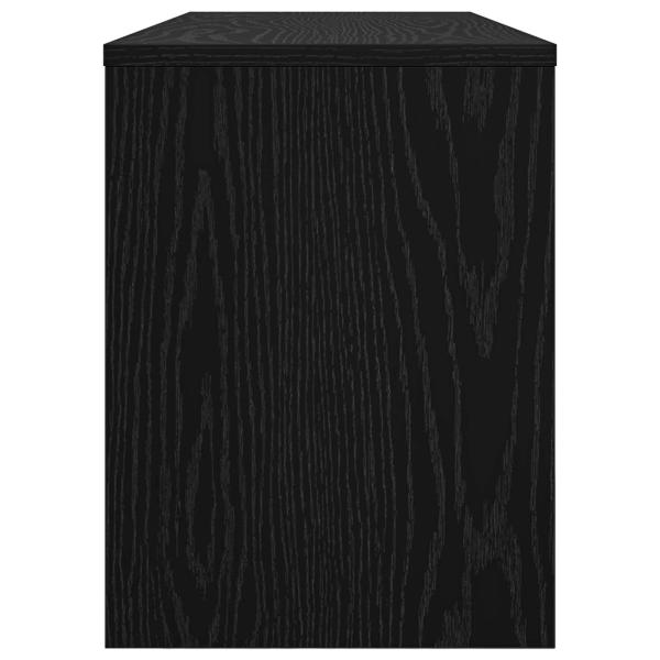 TV-Schränk Schwarz Eichen-Optik 100 x 30 x 40 cm Holzwerkstoff