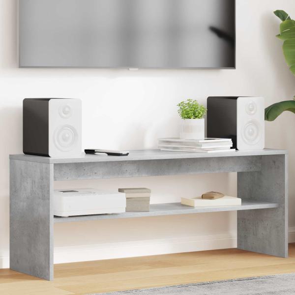 ARDEBO.de - TV-Schränk Beton Grau 100 x 30 x 40 cm Holzwerkstoff