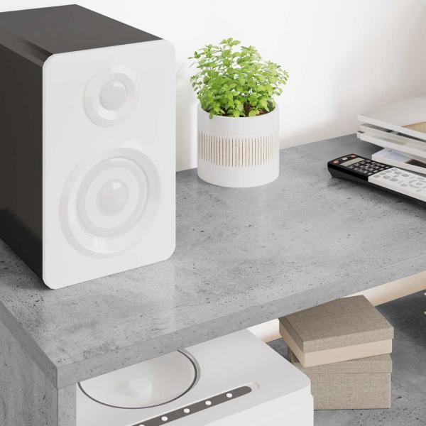 TV-Schränk Beton Grau 100 x 30 x 40 cm Holzwerkstoff