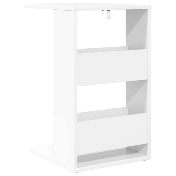 Beistelltisch Weiß 40 x 35 x 60,5 cm Holzwerkstoff