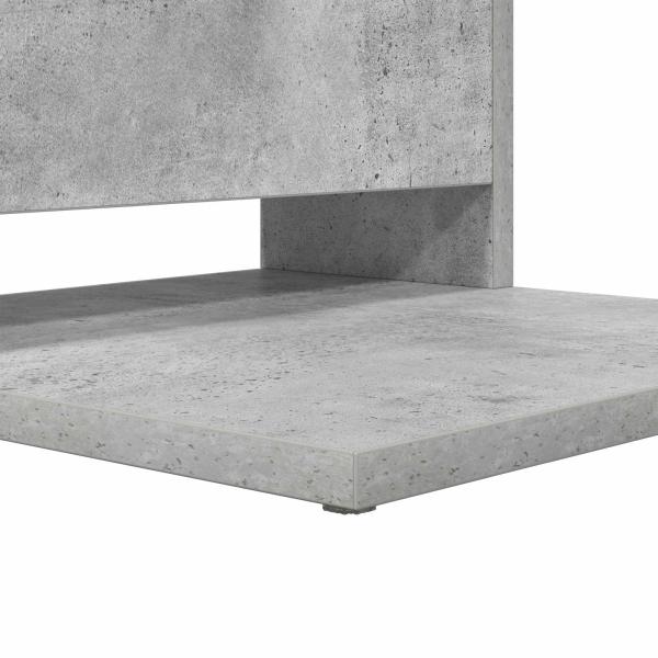 Beistelltisch Beton Grau 40 x 35 x 60,5 cm Holzwerkstoff