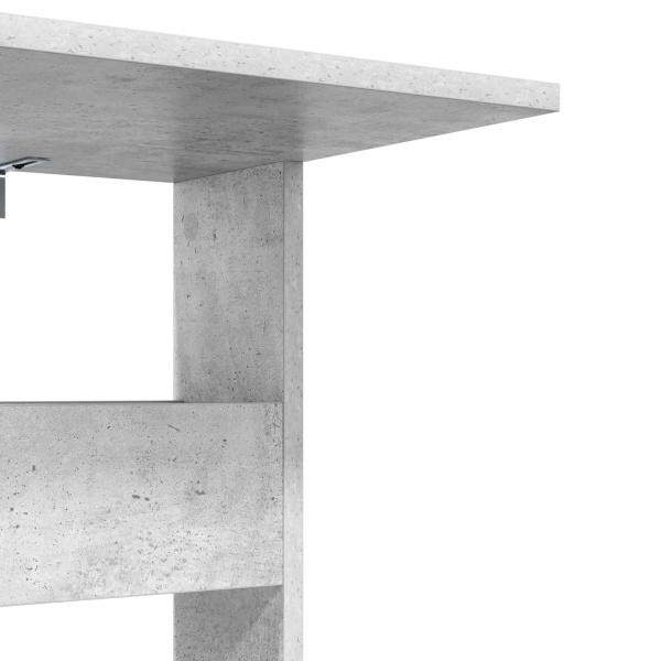 Beistelltisch Beton Grau 40 x 35 x 60,5 cm Holzwerkstoff