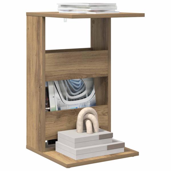 Beistelltisch Artisan-Eiche 40 x 35 x 60,5 cm Holzwerkstoff