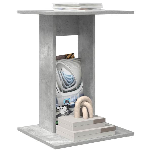 Beistelltisch Beton Grau 45 x 40 x 62,5 cm Holzwerkstoff