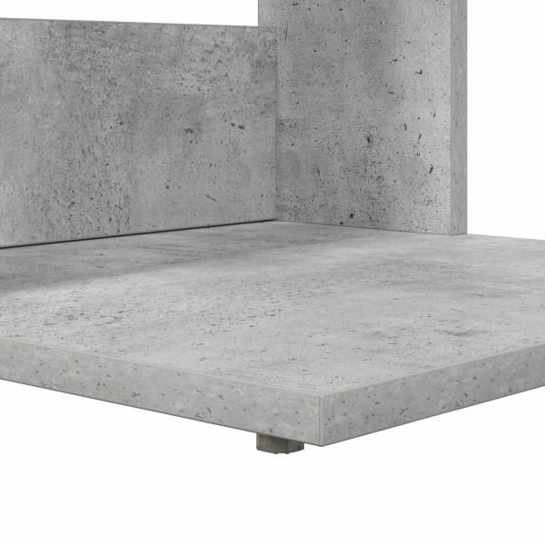 Beistelltisch Beton Grau 40 x 38 x 62,5 cm Holzwerkstoff