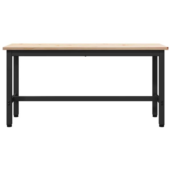 Esstische 2 pcs Natur 100 x 32,5 x 49 cm Massives Kiefernholz