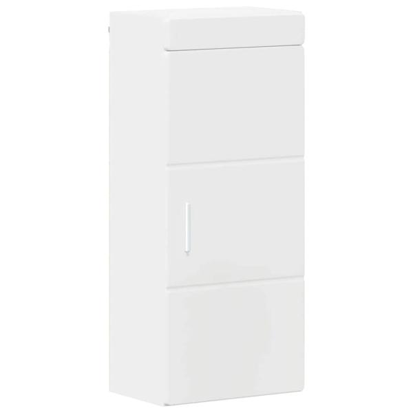 Badezimmer-Wandschrank mit Regal TULUM Weiß 37 x 24,5 x 86 cm