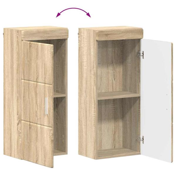 Badezimmer-Wandschrank TULUM Sonoma-Eiche 37 x 24,5 x 86 cm