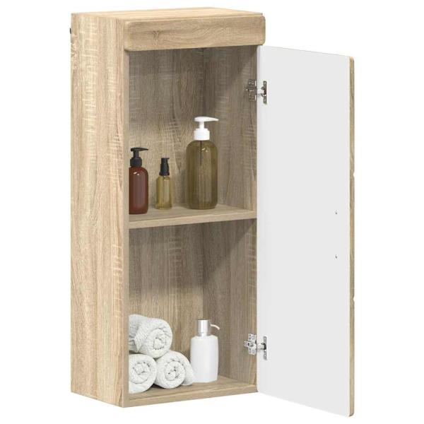 Badezimmer-Wandschrank TULUM Sonoma-Eiche 37 x 24,5 x 86 cm