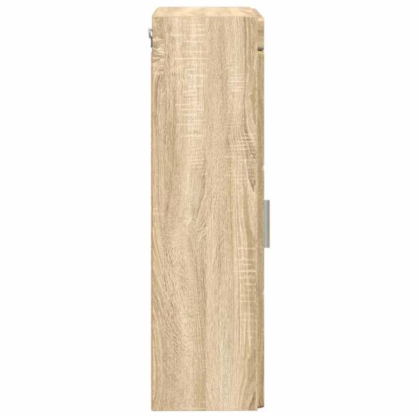 Badezimmer-Wandschrank TULUM Sonoma-Eiche 37 x 24,5 x 86 cm