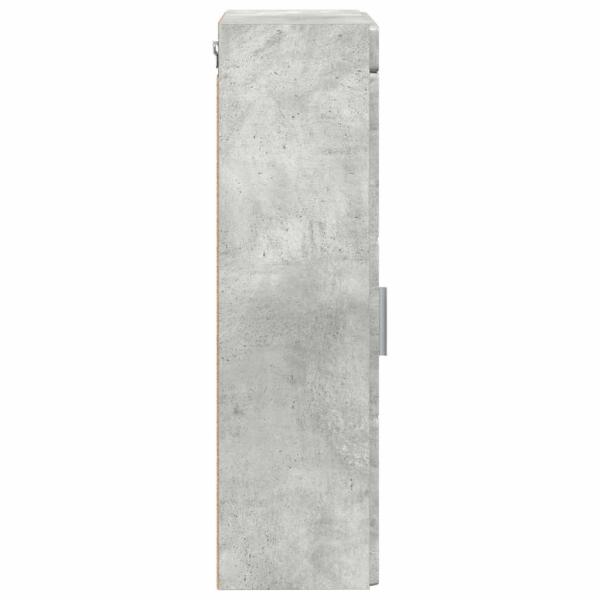 Badezimmer-Wandschrank TULUM Beton Grau 37 x 24,5 x 86 cm