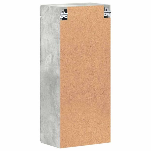 Badezimmer-Wandschrank TULUM Beton Grau 37 x 24,5 x 86 cm